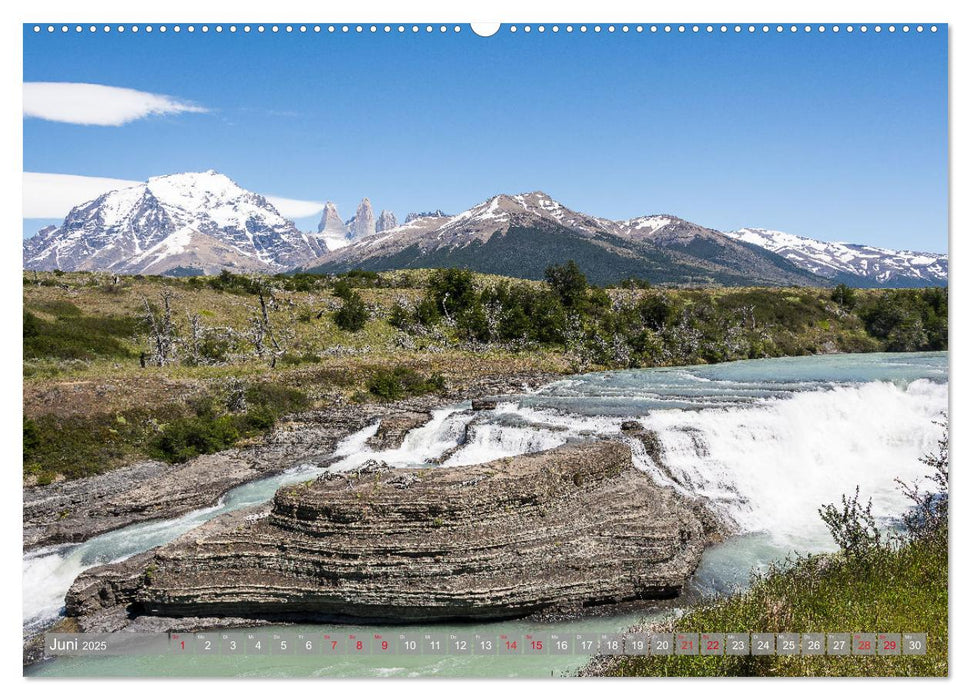 Patagonien - Eine Landschaft der Kontraste (CALVENDO Premium Wandkalender 2025)