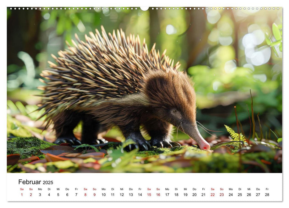 Wildes Down Under: Tiere des Australischen Kontinents (CALVENDO Premium Wandkalender 2025)
