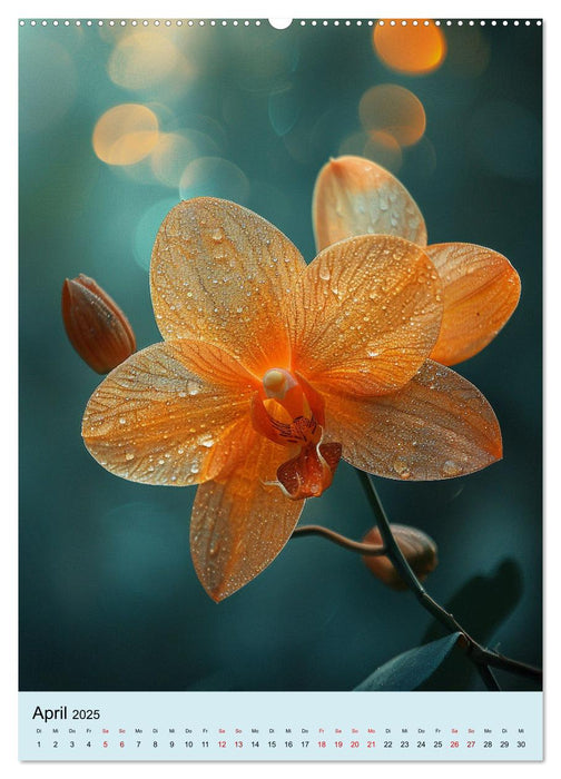 Orchideen Poesie (CALVENDO Premium Wandkalender 2025)