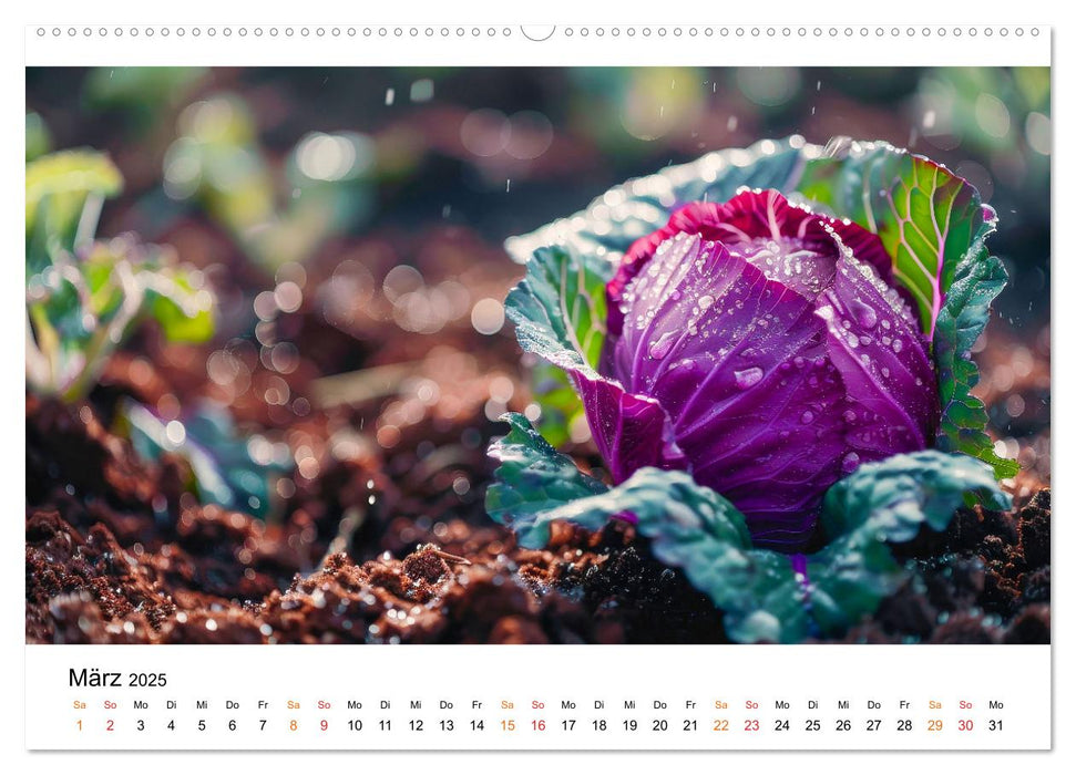 Gemüse für Gourmets (CALVENDO Wandkalender 2025)