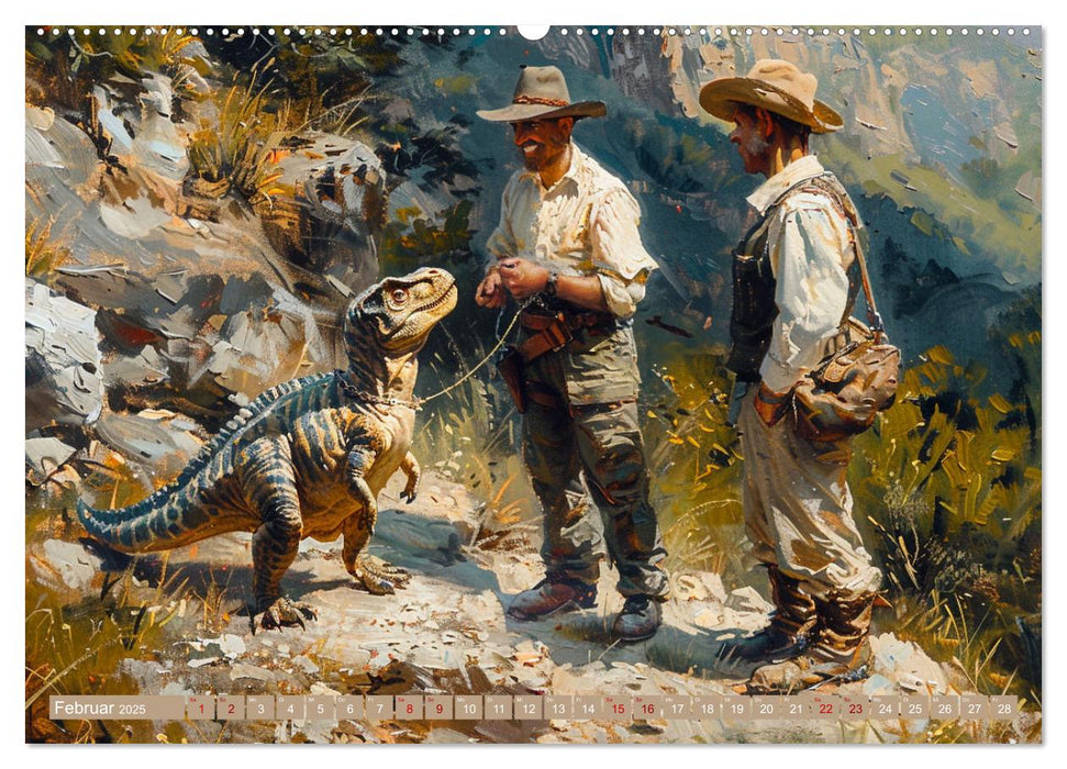 Meine Freunde sind Dinosaurier (CALVENDO Wandkalender 2025)