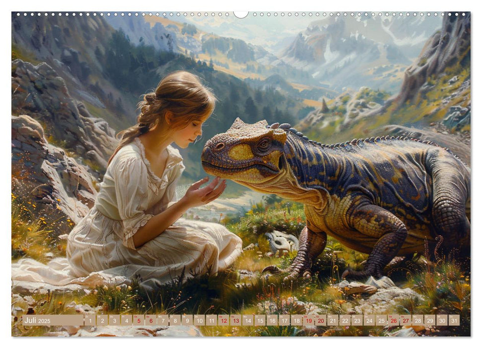 Meine Freunde sind Dinosaurier (CALVENDO Premium Wandkalender 2025)