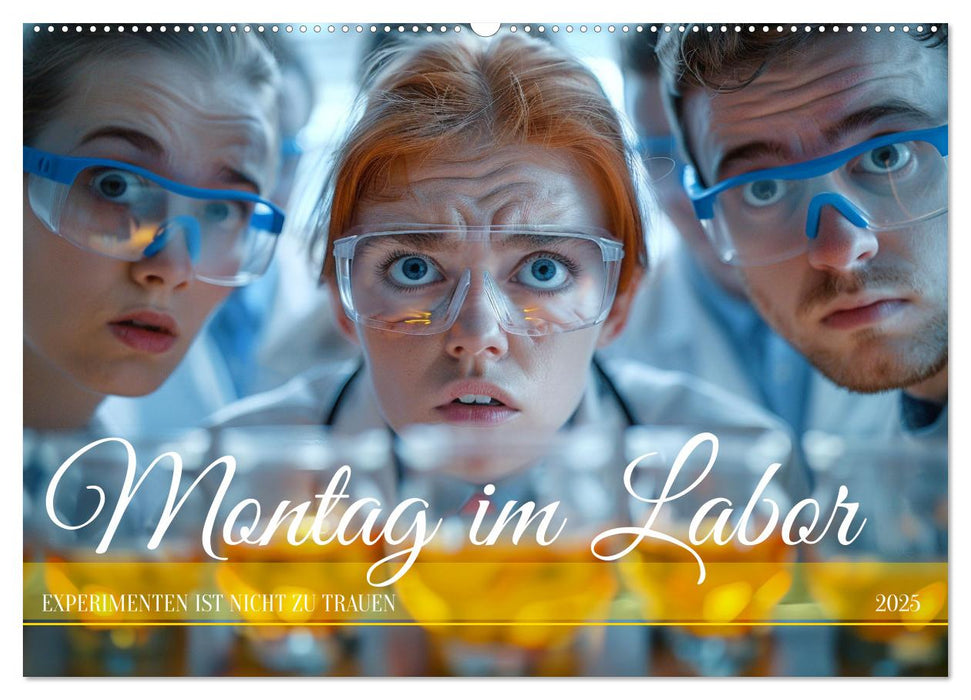 Montag im Labor (CALVENDO Wandkalender 2025)