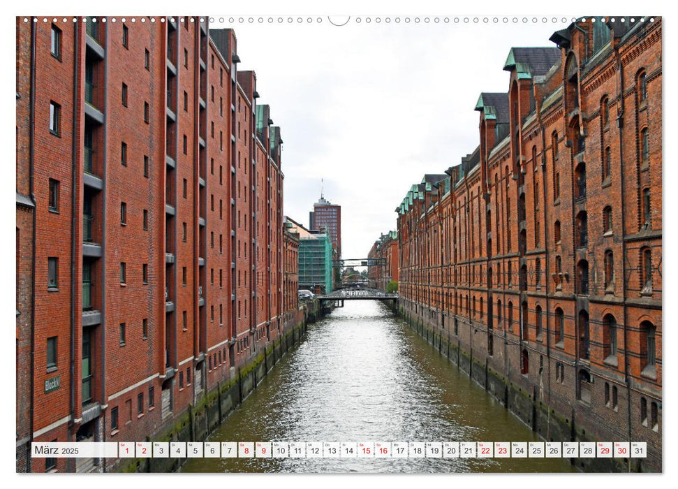 Hamburg mit Hafengeburtstag (CALVENDO Wandkalender 2025)