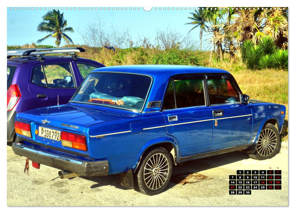 LADA-2107 - Die Auto-Ikone der UdSSR (CALVENDO Wandkalender 2025)
