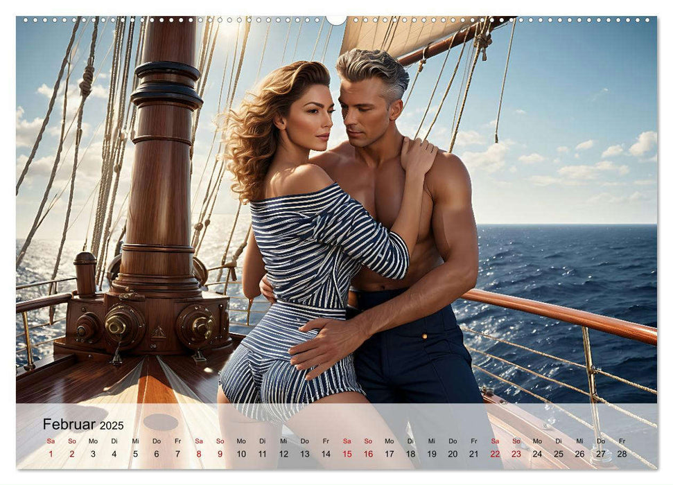 Maritime Leidenschaft - Sonne, Meer und heiße Flirts (CALVENDO Wandkalender 2025)