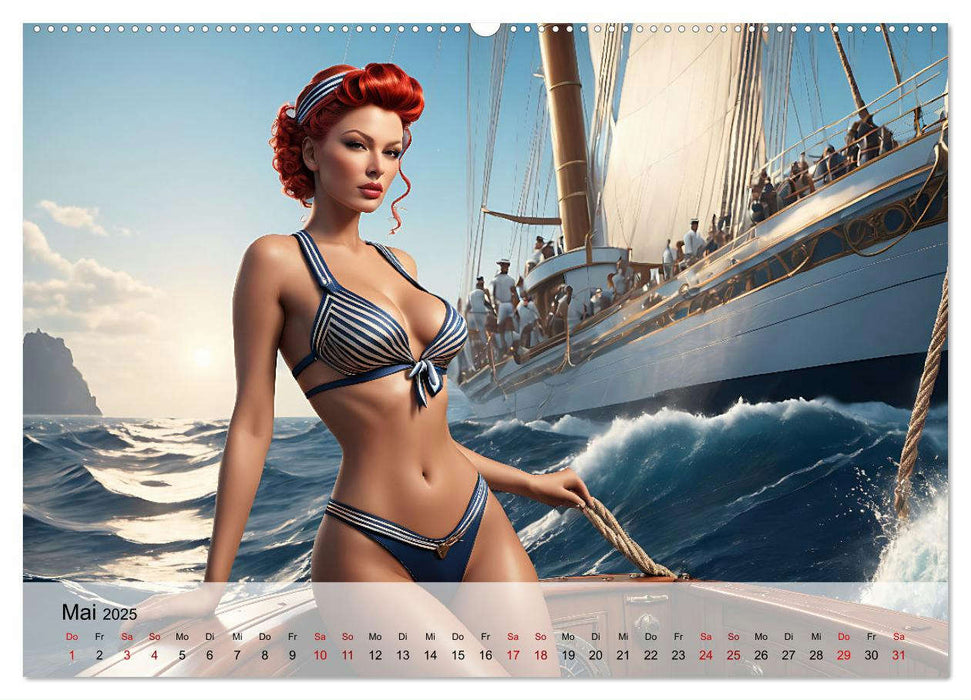 Maritime Leidenschaft - Sonne, Meer und heiße Flirts (CALVENDO Wandkalender 2025)