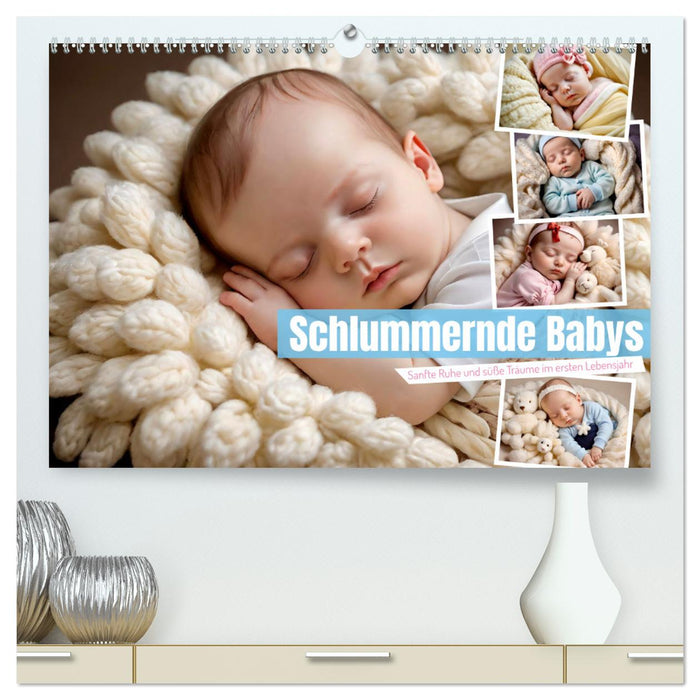 Schlummernde Babys (CALVENDO Premium Wandkalender 2025)