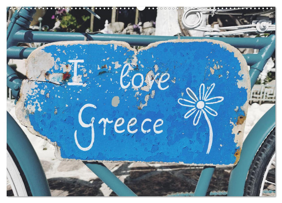I love Greece (CALVENDO Wandkalender 2025)
