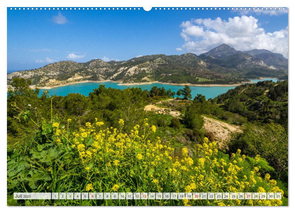 Urlaubsparadies in Nordzypern (CALVENDO Premium Wandkalender 2025)