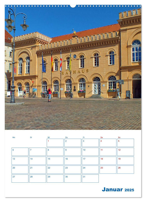 Residenzstadt Schwerin - Mecklenburg-Vorpommern - Terminplaner (CALVENDO Wandkalender 2025)