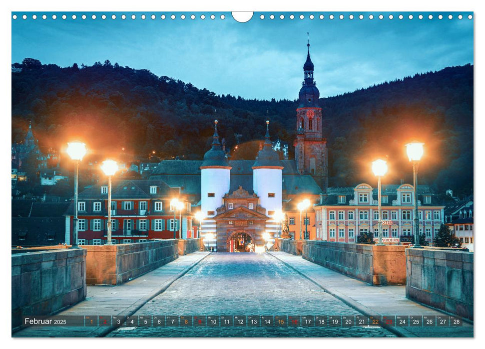Mein Heidelberg - Unterwegs zwischen Neckar und Altstadt (CALVENDO Wandkalender 2025)