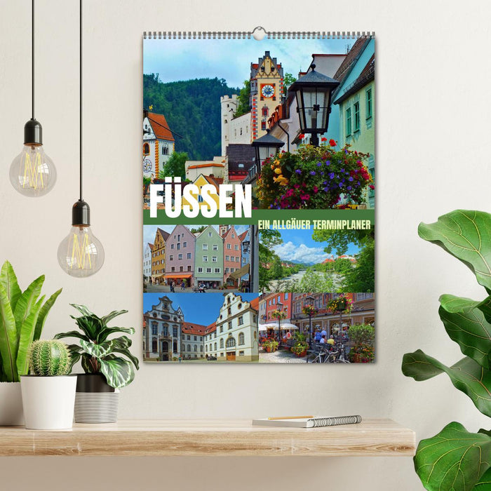 Füssen - Ein Allgäuer Terminplaner (CALVENDO Wandkalender 2025)
