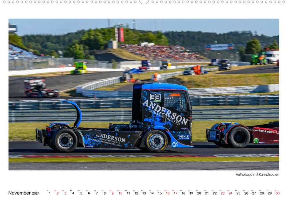 TRUCK RACING - Motorsport in XXL (CALVENDO wall calendar 2024) 