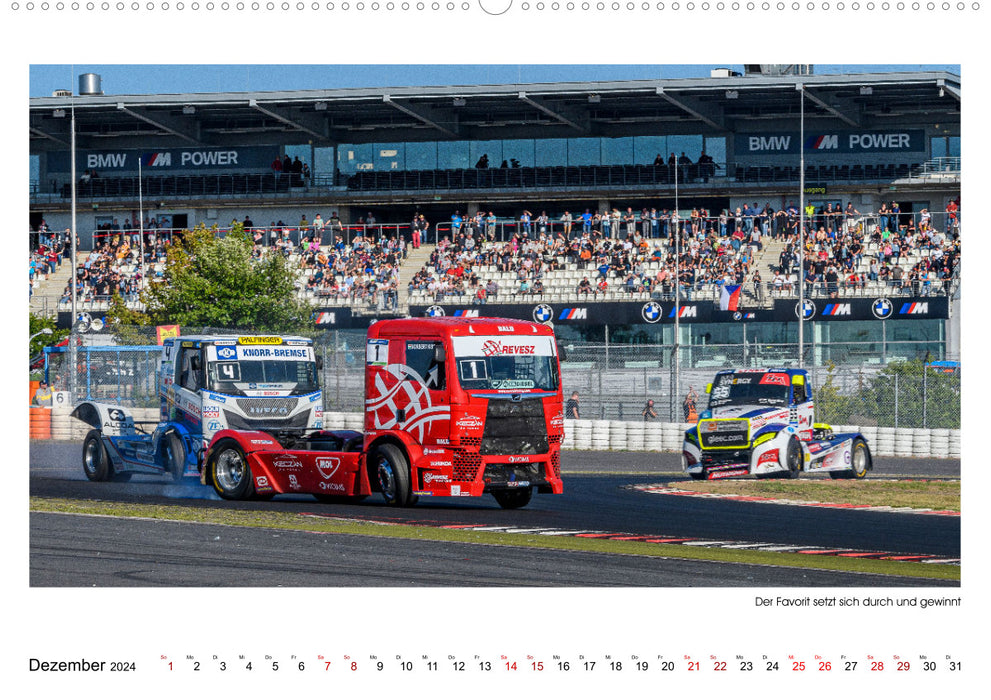 TRUCK RACING - Motorsport in XXL (CALVENDO wall calendar 2024) 