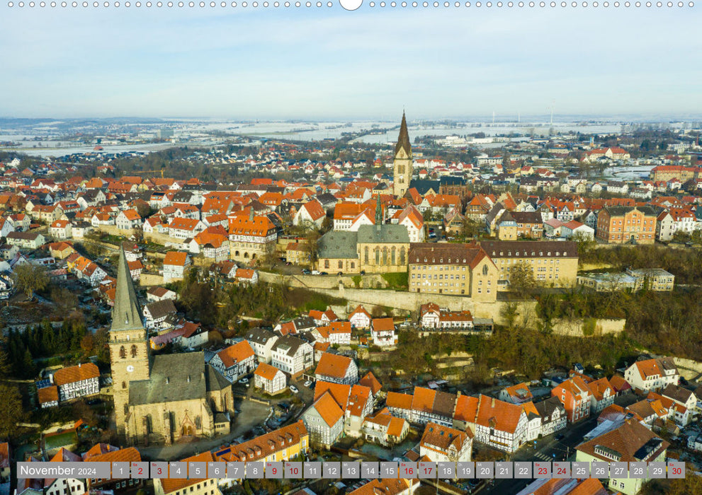 A look at the Hanseatic city of Warburg (CALVENDO wall calendar 2024) 