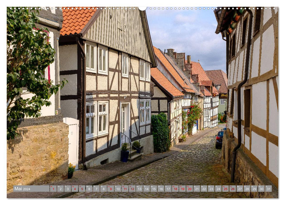 Ein Blick auf die Hansestadt Warburg (CALVENDO Wandkalender 2024)