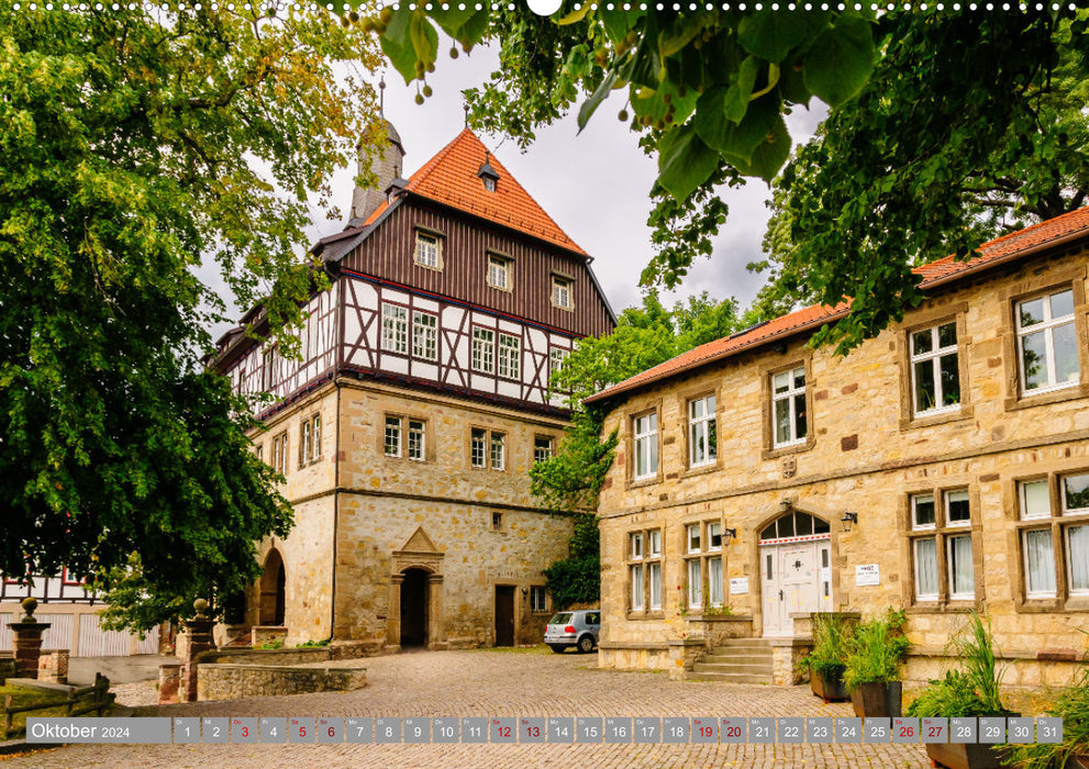 Ein Blick auf die Hansestadt Warburg (CALVENDO Premium Wandkalender 2024)