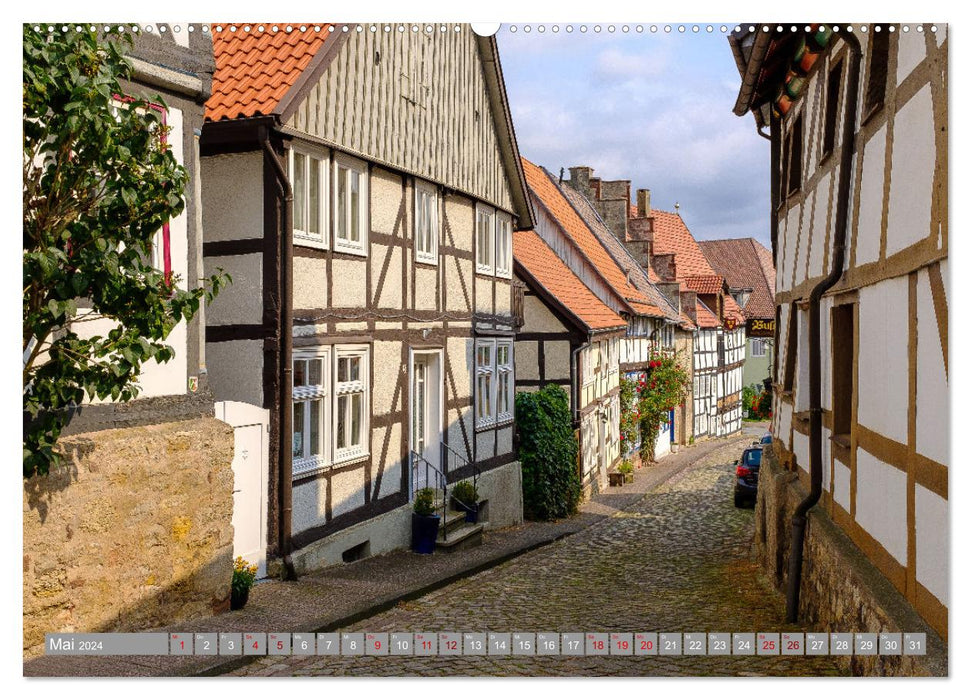 Ein Blick auf die Hansestadt Warburg (CALVENDO Premium Wandkalender 2024)