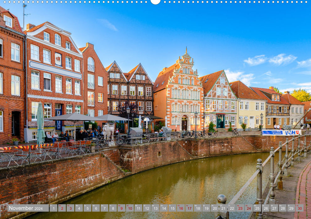 A look at the Hanseatic city of Stade (CALVENDO wall calendar 2024) 