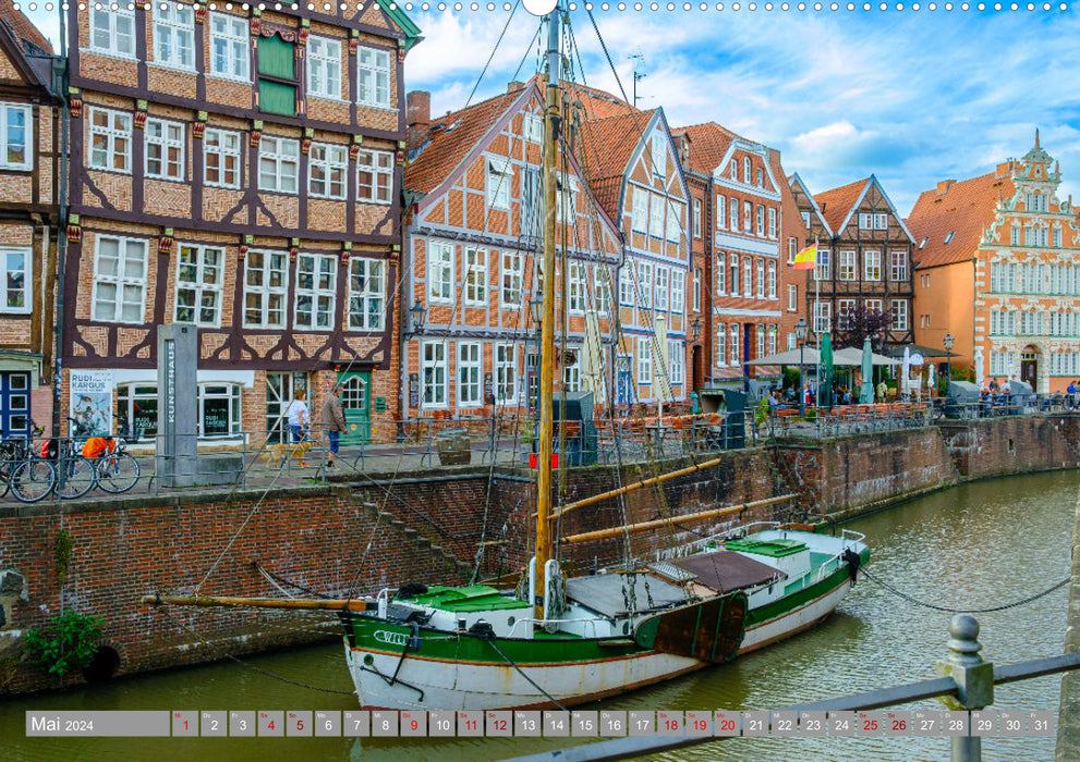 A look at the Hanseatic city of Stade (CALVENDO wall calendar 2024) 