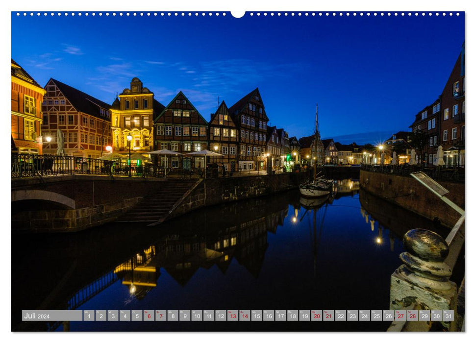 A look at the Hanseatic city of Stade (CALVENDO Premium Wall Calendar 2024) 
