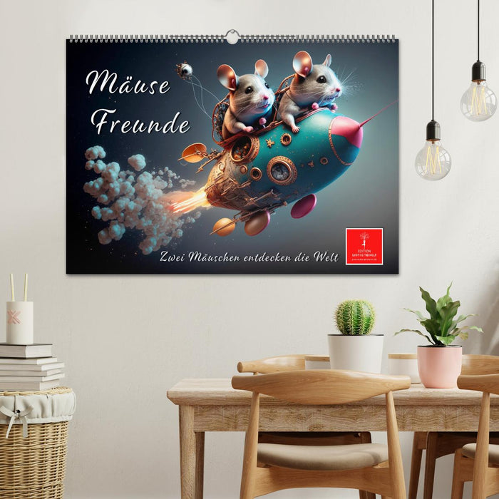 Mice Friends (CALVENDO Wall Calendar 2024) 