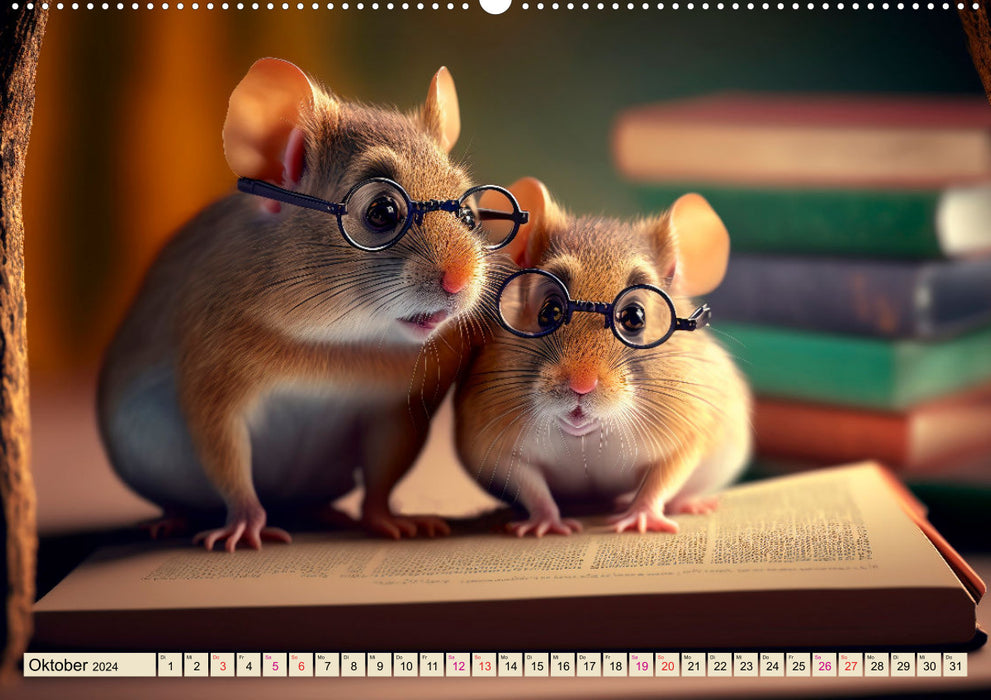 Mäuse Freunde (CALVENDO Wandkalender 2024)