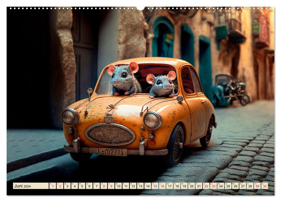 Mice Friends (CALVENDO Wall Calendar 2024) 