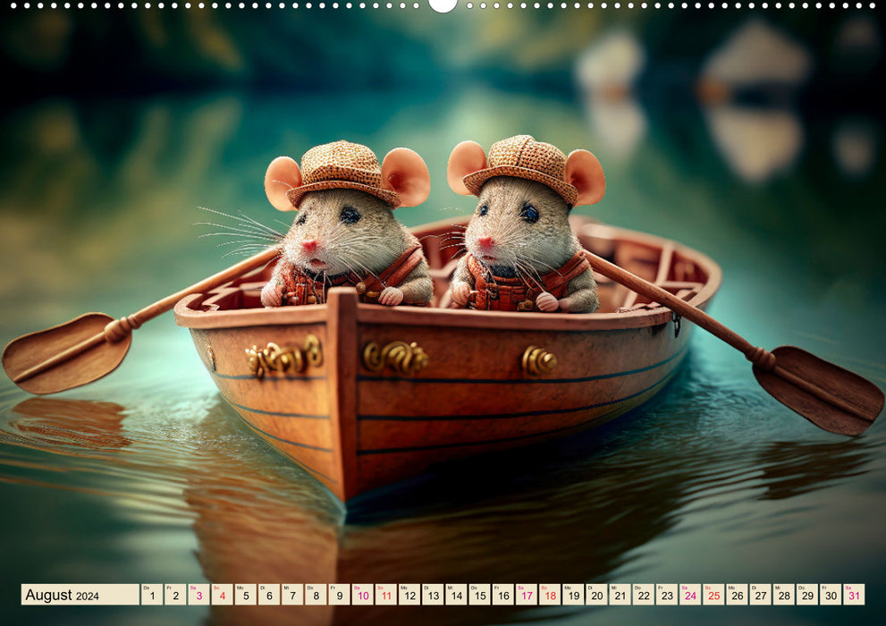 Mice Friends (CALVENDO Wall Calendar 2024) 
