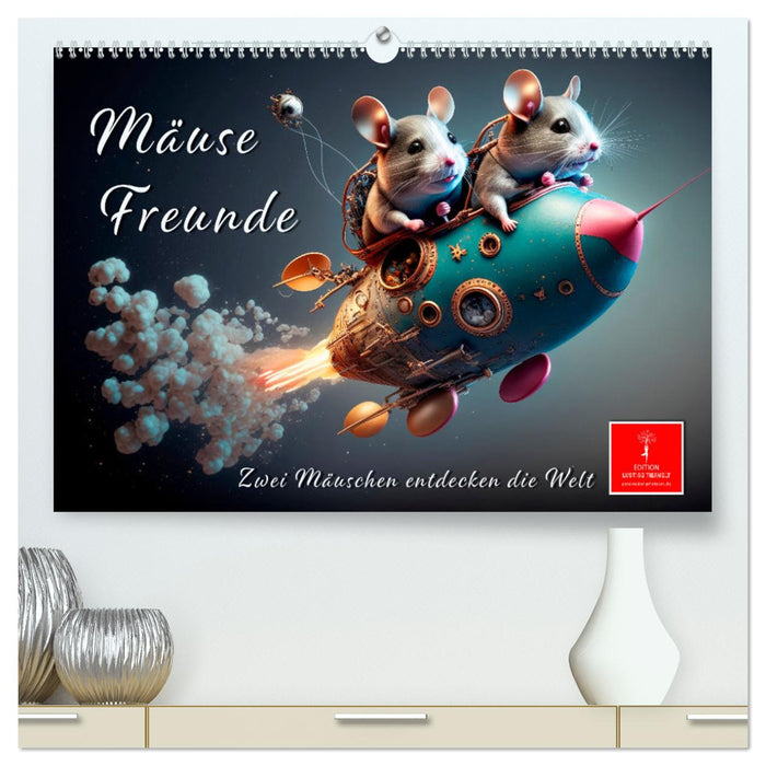 Mäuse Freunde (CALVENDO Premium Wandkalender 2024)
