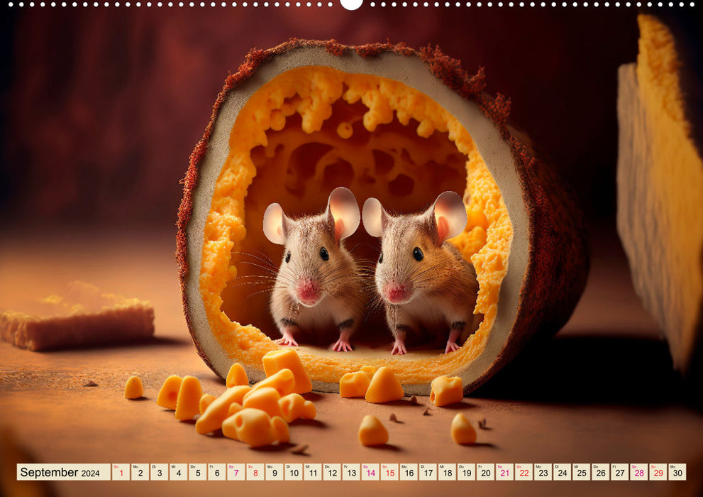 Mice Friends (CALVENDO Premium Wall Calendar 2024) 