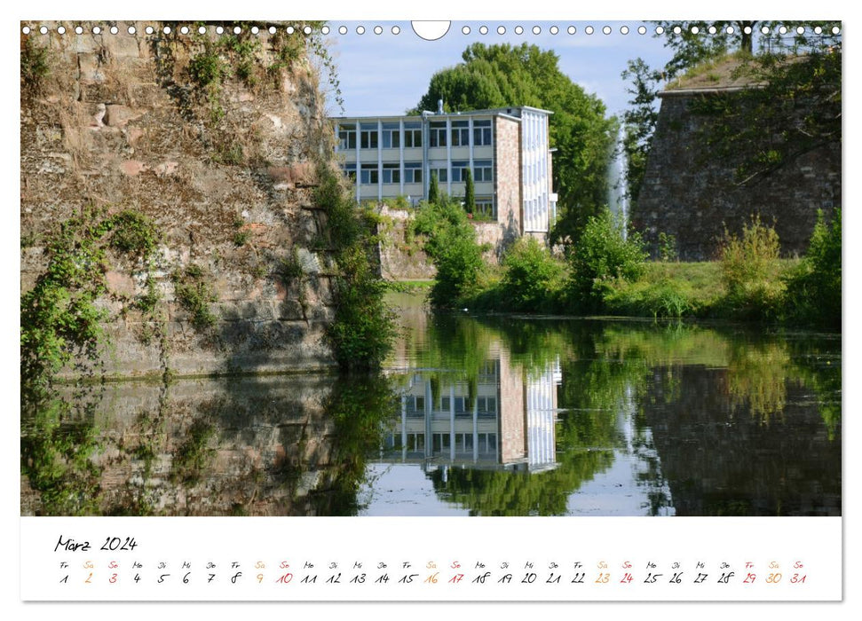 Saarlouis - Stadt des Sonnenkönigs (CALVENDO Wandkalender 2024)