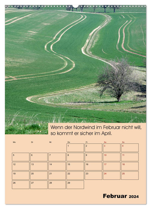 Wetter-Regeln der Bauern (CALVENDO Wandkalender 2024)