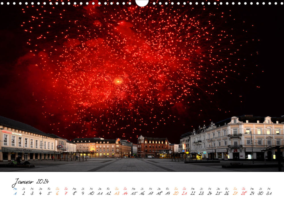 Saarlouis an extraordinary city (CALVENDO wall calendar 2024) 