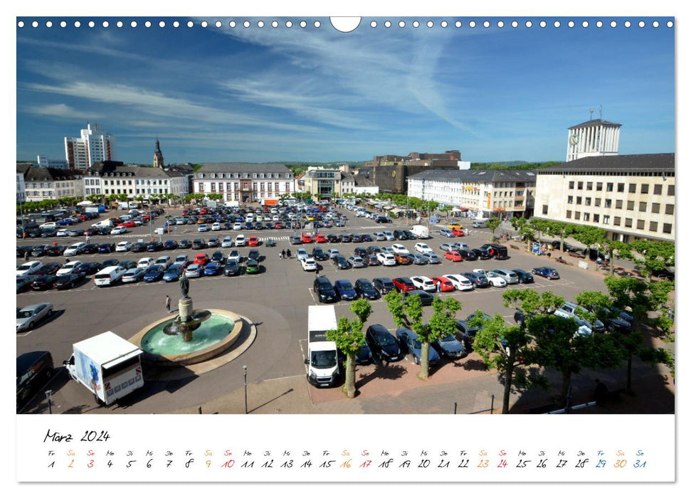 Saarlouis eine außergewöhnliche Stadt (CALVENDO Wandkalender 2024)