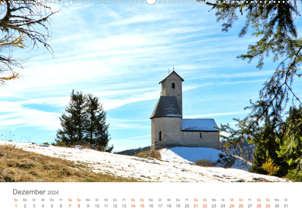 Golden autumn in South Tyrol (CALVENDO wall calendar 2024) 