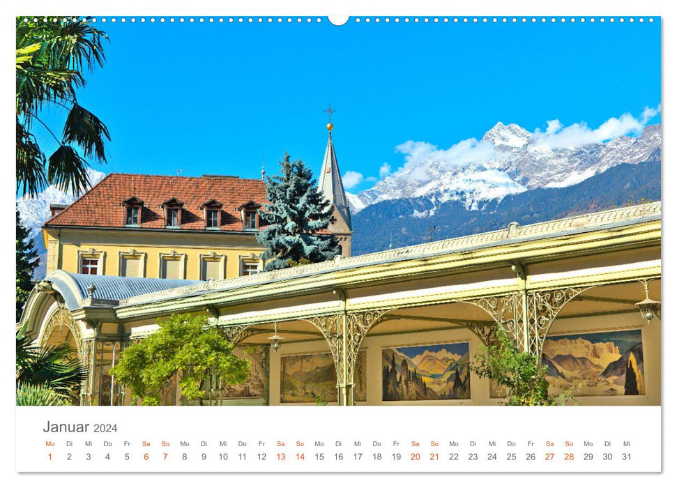 Golden autumn in South Tyrol (CALVENDO Premium wall calendar 2024) 