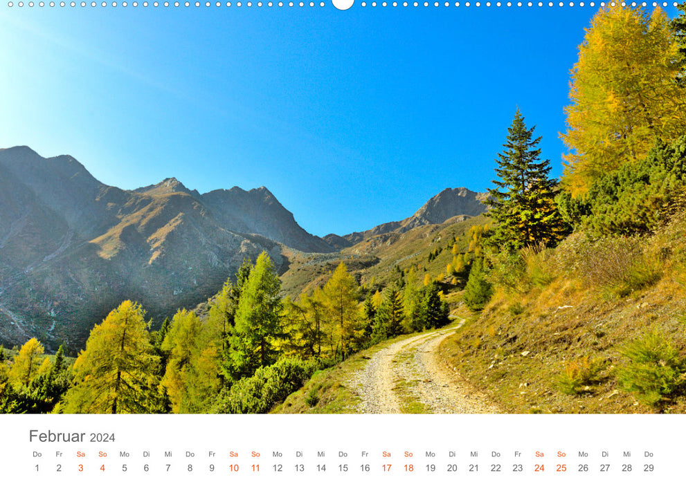 Goldener Herbst in Südtirol (CALVENDO Premium Wandkalender 2024)