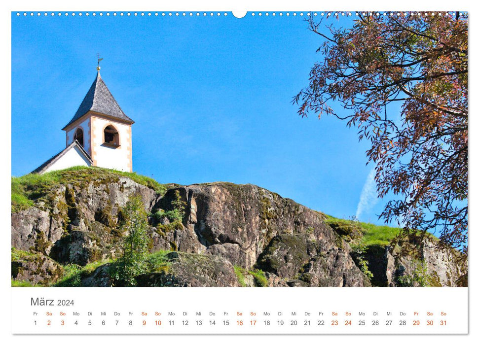 Goldener Herbst in Südtirol (CALVENDO Premium Wandkalender 2024)
