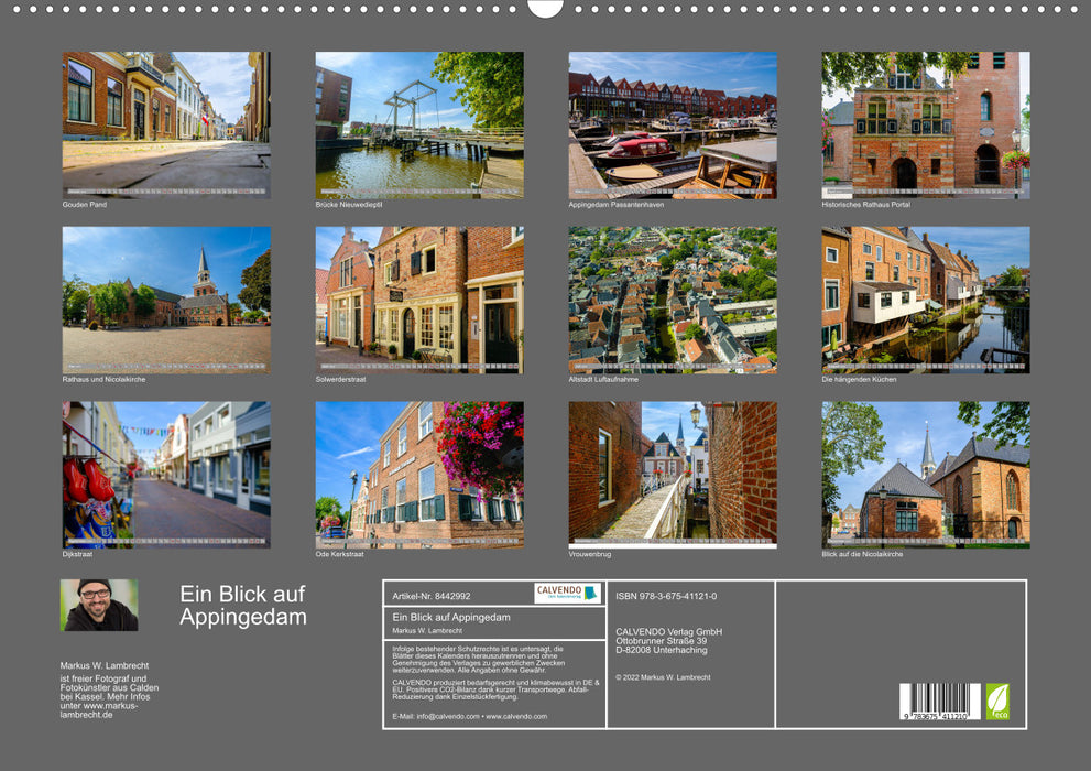 A look at Appingedam (CALVENDO wall calendar 2024) 