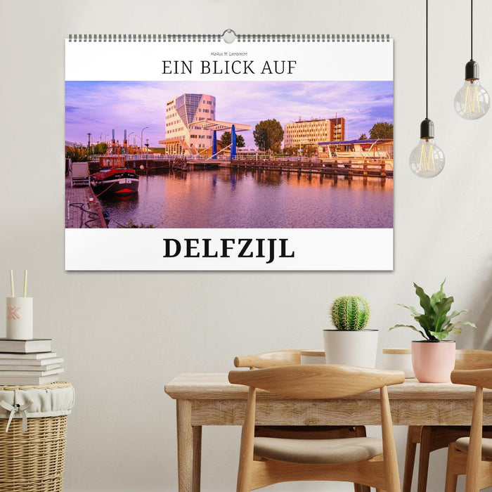 Un regard sur Delfzijl (calendrier mural CALVENDO 2024) 