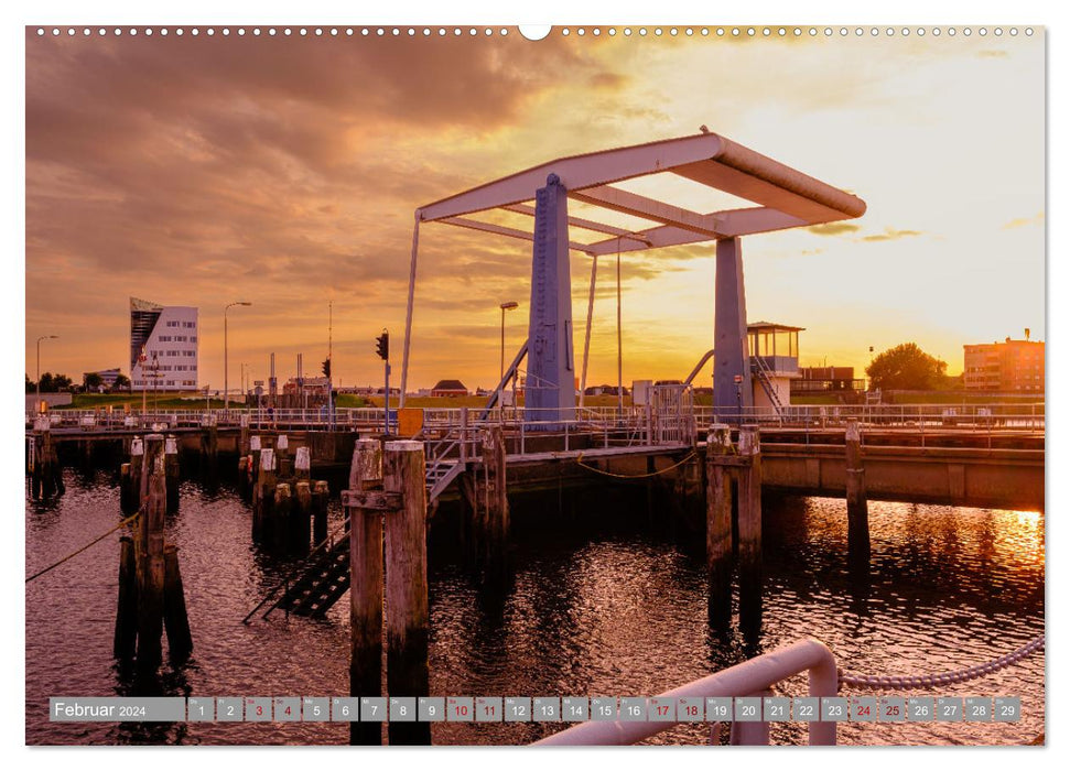 A look at Delfzijl (CALVENDO wall calendar 2024) 