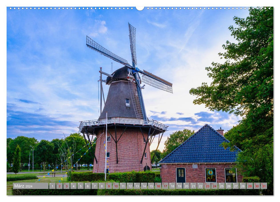 A look at Delfzijl (CALVENDO Premium Wall Calendar 2024) 