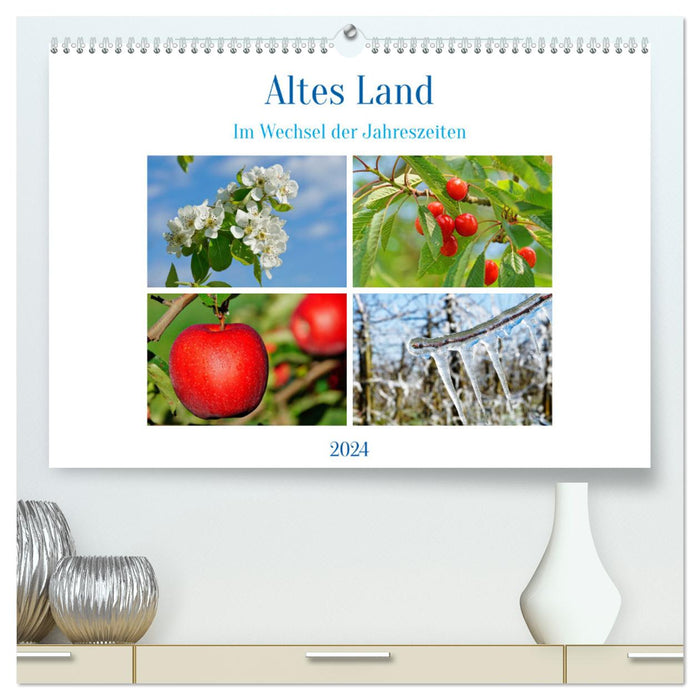 Old country in the changing seasons (CALVENDO Premium Wall Calendar 2024) 