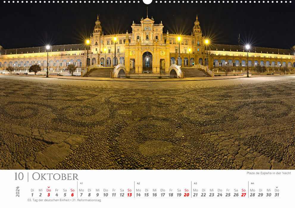 Séville – Le berceau du flamenco (Calvendo Premium Wall Calendar 2024) 
