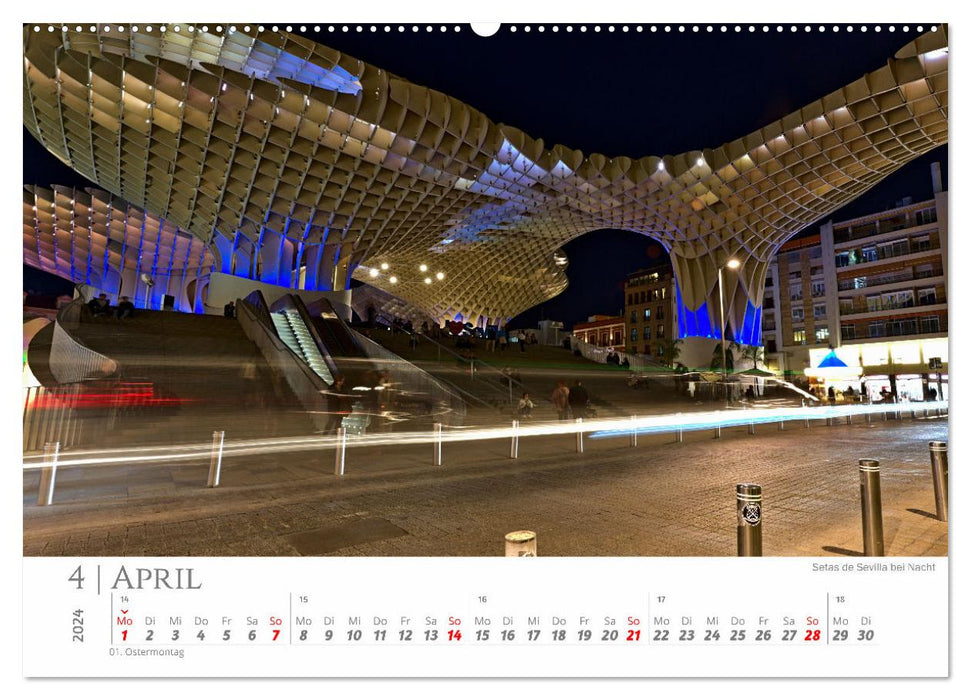 Seville - The Cradle of Flamenco (CALVENDO Premium Wall Calendar 2024) 
