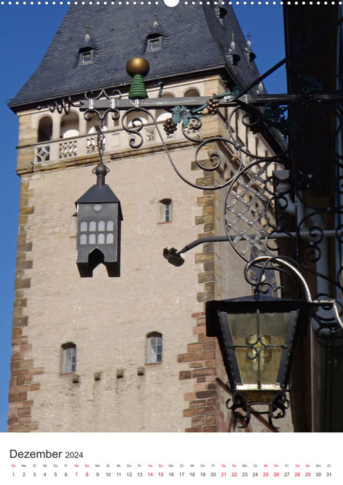 Speyer-Rund um die Maximilianstraße (CALVENDO Wandkalender 2024)