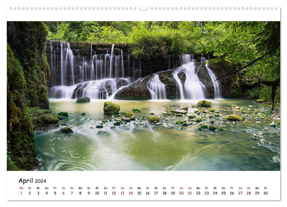 Traumhafte Orte - Berge, Seen und Meer (CALVENDO Wandkalender 2024)