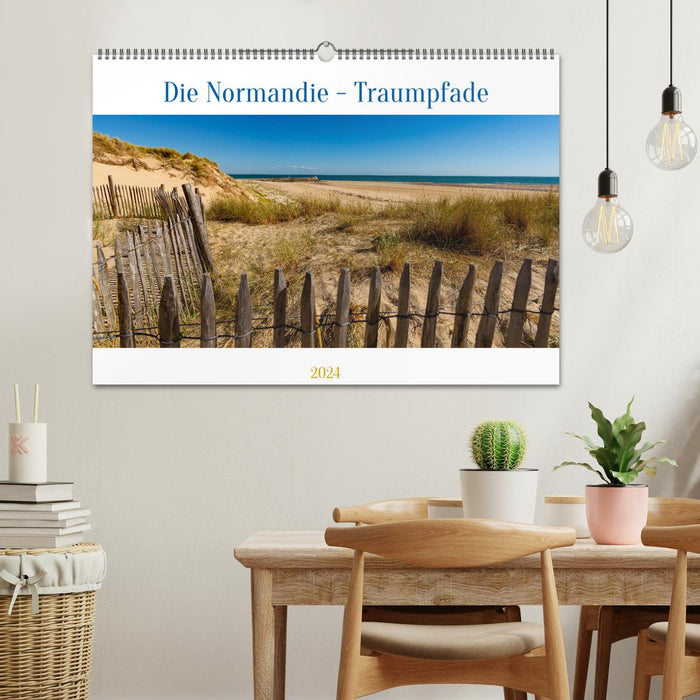 Die Normandie - Traumpfade (CALVENDO Wandkalender 2024)